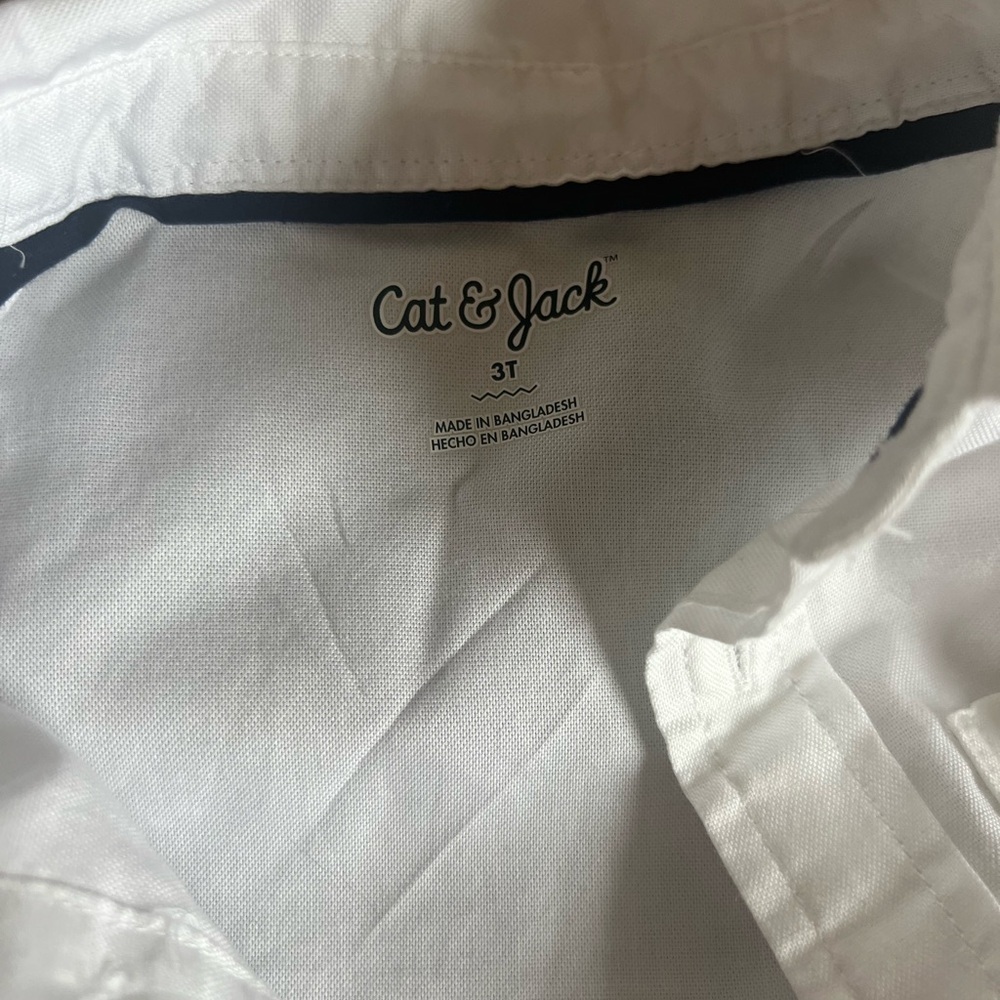 Kids' Button-Up Shirt Bundle 3T - White, Pink, Red - Picture 9 of 9